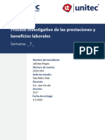 Proceso Investigativo de Las Prestaciones y Beneficios Laborales