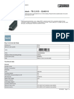 Feed-Through Terminal Block - TB 2,5 EI - 3246010: Key Commercial Data