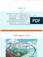 Unit 5: Hydro Electric Power Plant