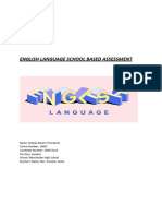 English Language SBA