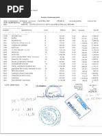 Factura de Ck. 9501