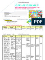 4° Unidad de Aprendizaje Marzo 2024