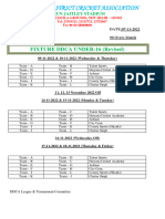 Under-16 Trial Matches