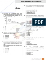 Gases e Termodinâmica - Revisão Exercícios