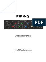 PSP MCQ: Operation Manual