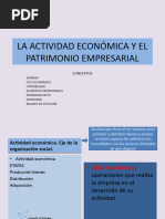 La Actividad Económica