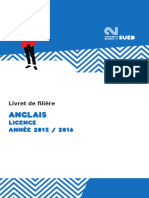 Livret Licence Anglais