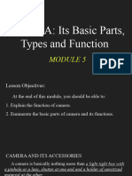 CAMERA: Its Basic Parts, Types and Function