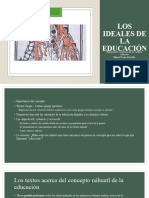 Los Ideales de La Educación