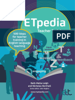 ETpedia Teacher Training - 500 Ideas For Teacher Training in English Language Teaching