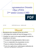 Cours Programmation Orientée 2 Année Licence-LMD