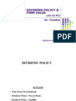 14.dividend Policy & Firm Value