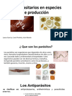 Antiparasitarios en Especies de Producción..