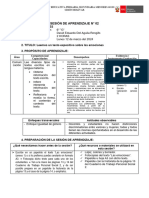 SESIÓN DE APRENDIZAJE #02 - Lunes 12 de Marzo