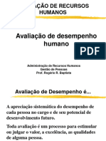 Aplicação de Pessoas - Avaliação Desempenho