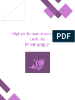 HPC Lectures 1 5