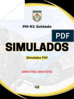 Amostra Gratuita PM RJ FGV