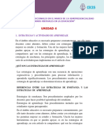 Unidad 4: 1. Estrategias Y Actividades de Aprendizaje