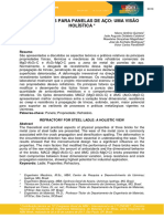 Refratários para Panelas de Aço: Uma Visão Holística : Resumo