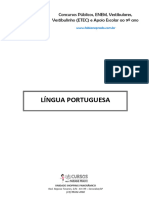 APOSTILA TEÓRICA - LÍNGUA PORTUGUESA (Gabaritada) - APOSTILA TEÓRICA - LÍNGUA PORTUGUESA - Prefeitura de ITU - Professor Adjunto