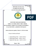 Nckh2024 Factors Affect The Career Development Ability of Students Majoring in Accounting Auditing Nowadays