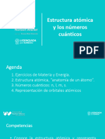 Semana 2 - QUÍMICA-FARMACIA-2023 I - Estructura Atomica y Numeros Cuanticos