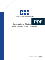 CII Instantaneous Project Controls