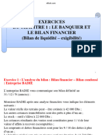 Exercices Du Bilan Financier