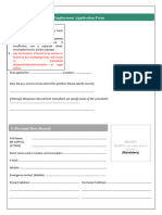 Employment Application Form - New