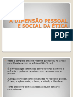 A Dimensão Pessoal e Social Da Ética