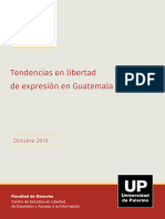 Tendencias de La Libertad de Expresión en Guatemala