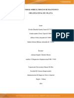 Informe Sobre El Proceso de Diagnóstico Organizacional de Colanta - Corregido