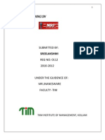 Study On The Effectivness of MRF Traing