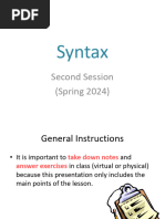 2 Syntax