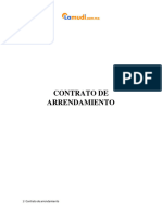 Contrato de Arrendamiento