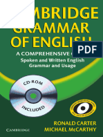 Cambridge Grammar of English Carter. Types of Sentences