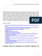 ¿Cómo Crear Una Empresa en Venezuela y Qué Aspectos Considerar