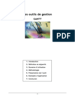 Réalisation Du Diagramme de GANTT