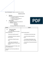 Detailed Lesson Plan Counting Numbers 1 10