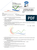 Earthquake Drill Evaluation Tool