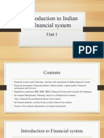 Introduction To Indian Financial System