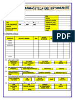 Ficha Diagnostica Del Estudiante 2023