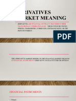 Derivatives Market Meaning