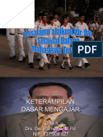 Keterampilan Dasar Dalam Pembelajaran