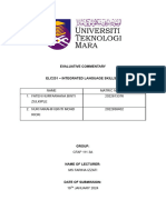 Elc Argumentative Essay (Farahin Dan Farhana)