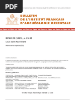 Bulletin de L'Institut Français D'Archéologie Orientale: BIFAO 28 (1929), P. 25-32