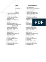 Jadwal Main Pcmi