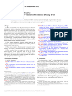 Rubber Property-Abrasion Resistance (Rotary Drum Abrader) : Standard Test Method For