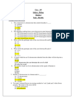 10th Biology Assignment Module 4 - HEREDITY