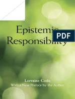 Lorraine Code - Epistemic Responsibility-State University of New York Press (2020)